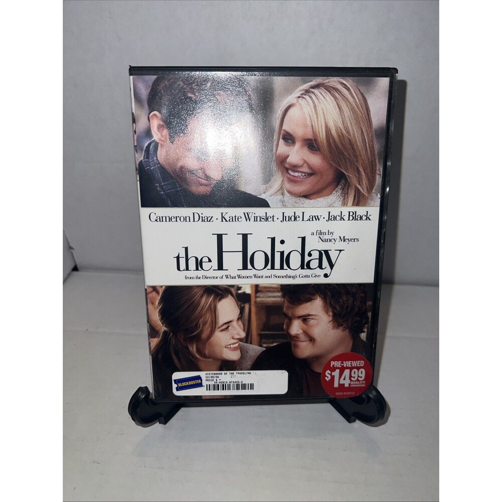The Holiday (DVD, 2006) Former Rental (Blockbuster)